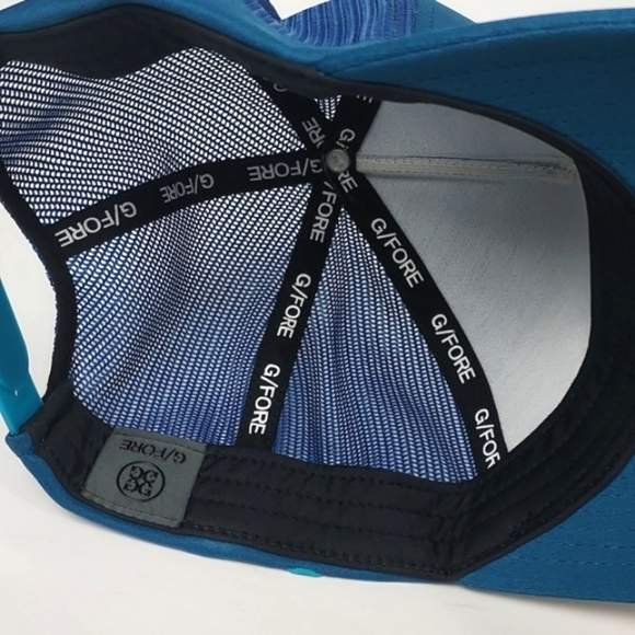 G/FORE Skull Trucker Hat Golf Cap Snapback Blue - Picture 7 of 16